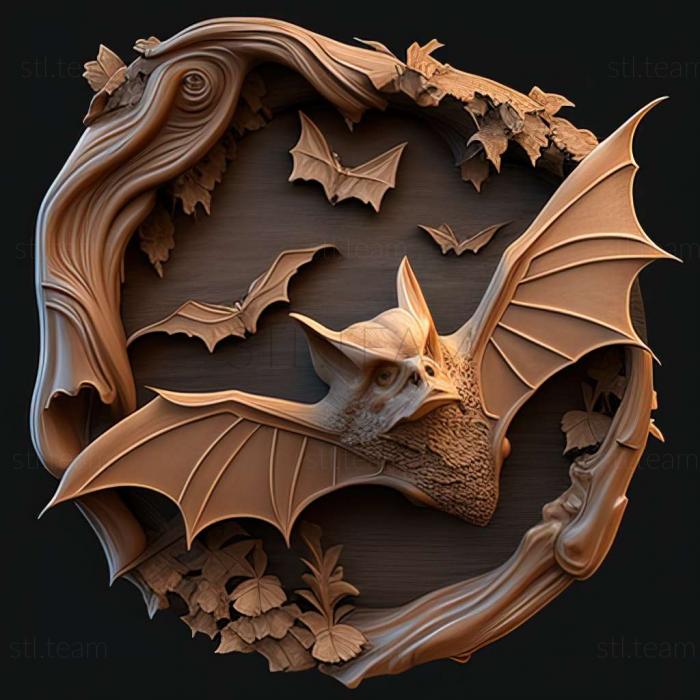 Animals bat 3d model